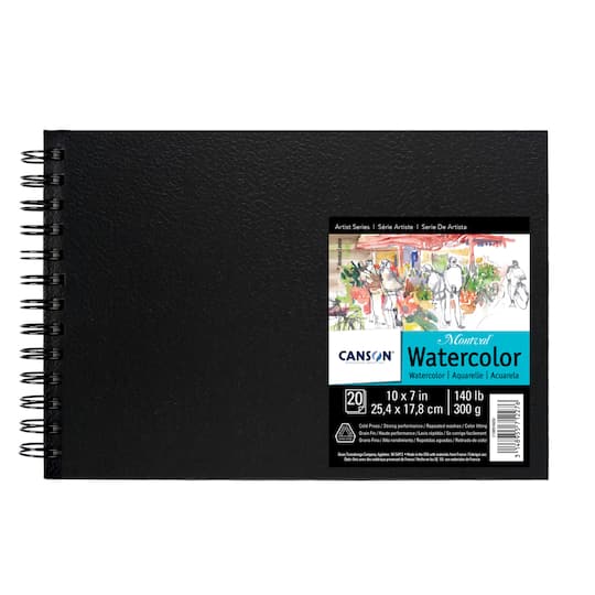Canson® Artist Series Montval® Field Watercolor Book, 10" x 7"